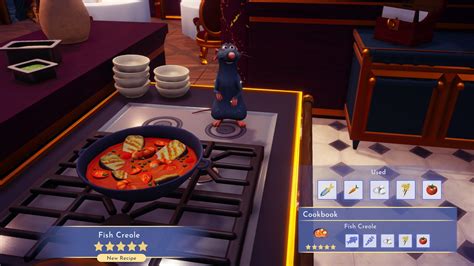 Fish Creole Any Fish Any Vegetable Garlic Rice Tomato 280 Coins 822 Energy Greek Pizza. . How to make fish creole in dreamlight valley